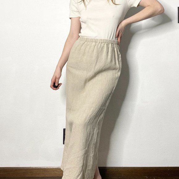 Eileen Fisher Linen Maxi Skirt - Picture 12 of 13